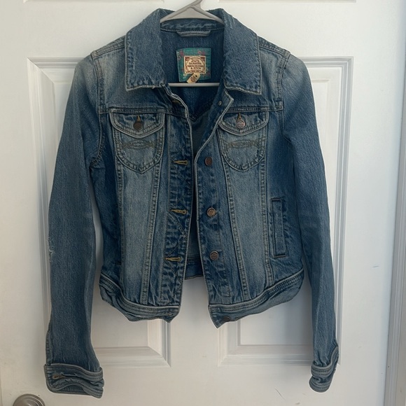 Vintage Abercrombie and Fitch Denim Jacket Size Medium - Picture 9 of 9